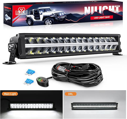 LIGHTNING Dual Row DRL LED Light Bar