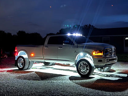 220 LED Pure White Rock Light Plug/Play Kit