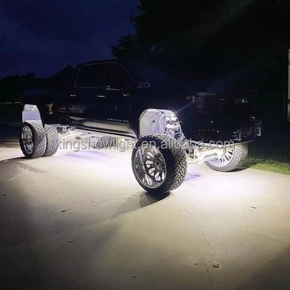 220 LED Pure White Rock Light Plug/Play Kit